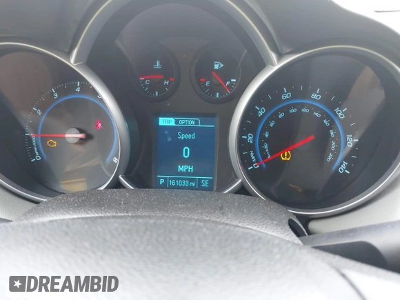 2014 Chevrolet Cruze LS with VIN 1G1PA5SGXE7121449, listed as a IAAI auction lot 41847667 with 161,033 mi miles and . Bid and sale history available at DreamBid. Image 7.