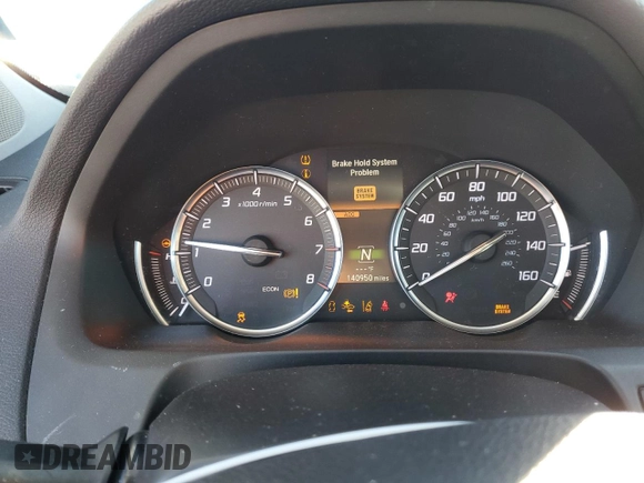 2018 Acura TLX with VIN 19UUB1F39JA002412, listed as a Copart auction lot 41780555 with 140,950 mi miles and Salvage Title. Bid and sale history available at carsss.com. Image 9.