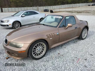 2001 BMW Z3 3.0i with VIN WBACN53491LJ55878, listed as a Copart auction lot 84681544 with 106,059 mi miles and Clean Title. Bid and sale history available at carsss.com. Image 1.