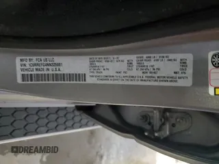 2022 Ram 1500 Big Horn with VIN 1C6RREFG4NN325881, listed as a Copart auction lot 60715695 with 93,313 mi miles and Clean title. Bid and sale history available at DreamBid. Image 12.