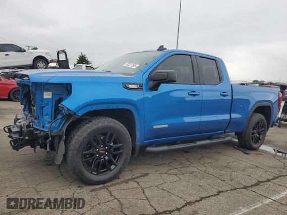 2023 GMC Sierra 1500 z VIN 1GTVUCE83PZ325290, wystawiony jako Copart lot #58227585 z przebiegiem 12 954 mil mil oraz Szkoda całkowita • Salvage title. Historia ofert i sprzedaży dostępna na DreamBid. Obrazek 1.