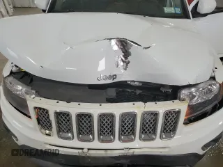 2017 Jeep Compass High Altitude with VIN 1C4NJDEB2HD193230, listed as a Copart auction lot 51601895 with 129,169 mi miles and Salvage Title. Bid and sale history available at carsss.com. Image 12.