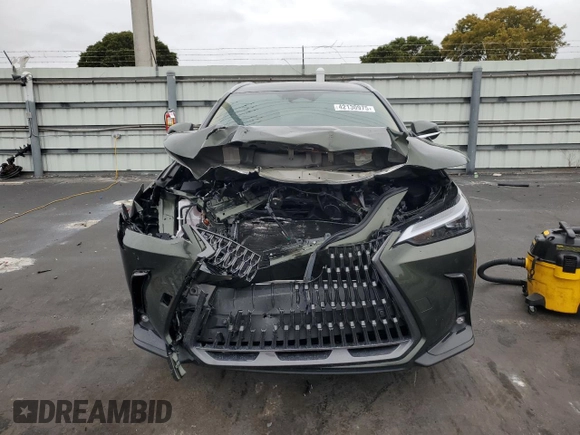 2025 Lexus NX 250 with VIN 2T2ADCAZ8SC021948, listed as a Copart auction lot 42130975 with 1,920 mi miles and Salvage title. Bid and sale history available at DreamBid. Image 5.