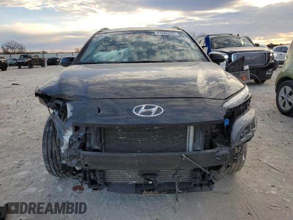 2023 Hyundai Kona Limited with VIN KM8K53A33PU971657, listed as a Copart auction lot 41685935 with 29,859 mi miles and Salvage Title. Bid and sale history available at carsss.com. Image 5.