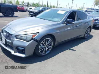 2015 Infiniti Q50 Sport with VIN JN1BV7AP3FM333148, listed as a IAAI auction lot 42359324 with 109,703 mi miles and . Bid and sale history available at DreamBid. Image 2.