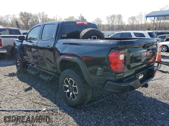 2024 GMC Canyon 4WD AT4X with VIN 1GTP6EEK7R1222174, listed as a Copart auction lot 50627415 with 2,642 mi miles and Salvage Title. Bid and sale history available at carsss.com. Image 2.