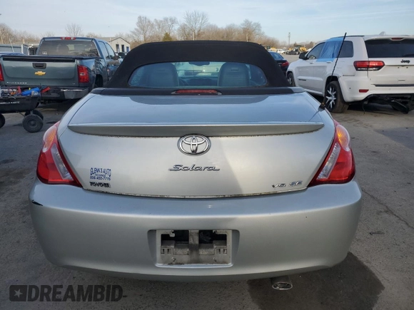 2004 Toyota Solara SE with VIN 4T1FA38P54U029627, listed as a Copart auction lot 46512925 with 206,117 mi miles and Salvage Title. Bid and sale history available at carsss.com. Image 6.