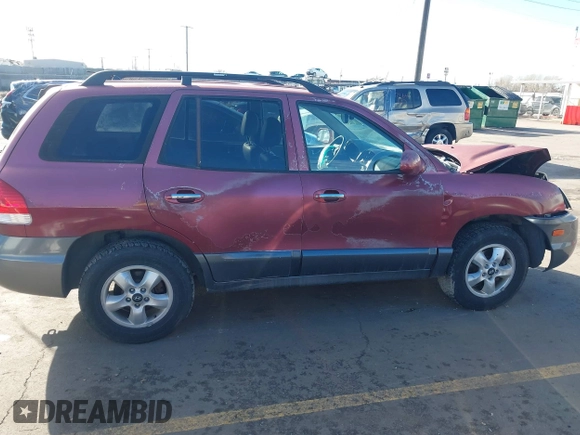 2005 Hyundai Santa Fe GLS with VIN KM8SC73E05U027078, listed as a IAAI auction lot 41265050 with 218,841 mi miles. Bid and sale history available at carsss.com. Image 13.