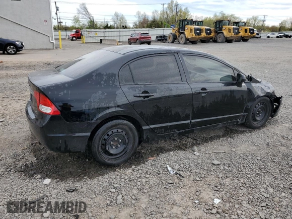 2011 Honda Civic LX with VIN 2HGFA1F53BH526297, listed as a Copart auction lot 53822925 with 156,639 mi miles and Salvage Title. Bid and sale history available at DreamBid. Image 3.