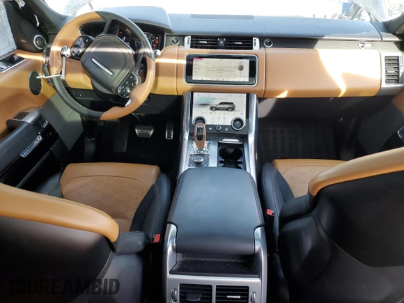 2018 Land Rover Range Rover Sport SVR with VIN SALWZ2SE8JA184175, listed as a Copart auction lot 85798834 with 39,755 mi miles and Salvage Title. Bid and sale history available at carsss.com. Image 8.