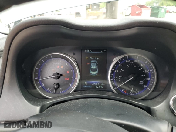 2015 Infiniti Q50 with VIN JN1BV7AP7FM355170, listed as a Copart auction lot 57448855 with 207,871 mi miles and Salvage title. Bid and sale history available at DreamBid. Image 9.