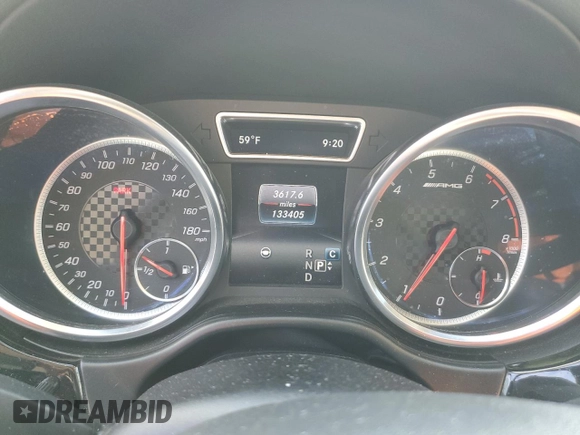 2018 Mercedes-Benz GLE 43 AMG with VIN 4JGDA6EB7JA998084, listed as a Copart auction lot 52675415 with 133,405 mi miles and Salvage Title. Bid and sale history available at DreamBid. Image 9.