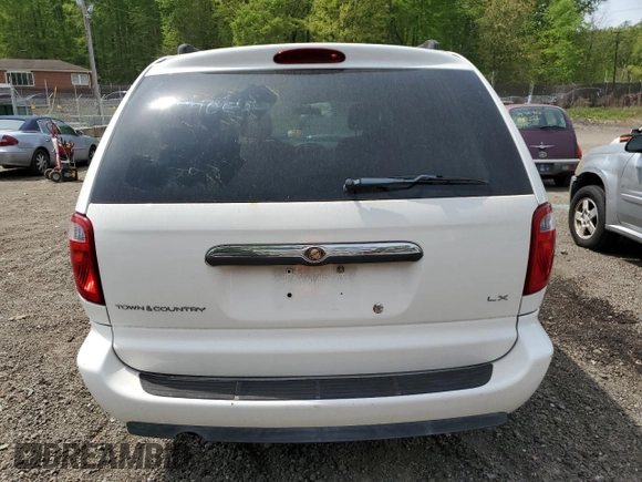 2005 Chrysler Town & Country LX with VIN 2C4GP44R15R450232, listed as a Copart auction lot 53623915 with 57,372 mi miles and Salvage Title. Bid and sale history available at carsss.com. Image 7.