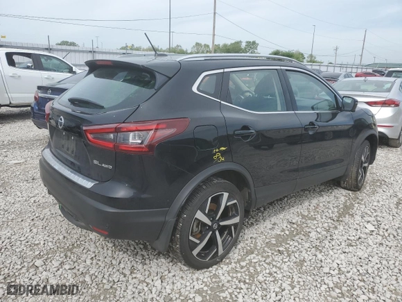 2022 Nissan Rogue Sport SL with VIN JN1BJ1CW6NW494352, listed as a Copart auction lot 52697614 with 25,685 mi miles and Salvage Title. Bid and sale history available at carsss.com. Image 3.