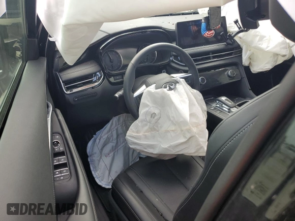 2024 Infiniti QX60 Pure with VIN 5N1DL1ES4RC340221, listed as a Copart auction lot 61265514 with Not provided miles and Salvage title. Bid and sale history available at DreamBid. Image 8.