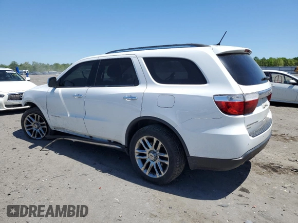2013 Dodge Durango Citadel с VIN 1C4SDJET0DC512576, выставлен на аукционе Copart как лот 54809835 с пробегом 190 455 миль миль и Списание • Salvage title. История ставок и продаж доступна на DreamBid. Изображение 2.