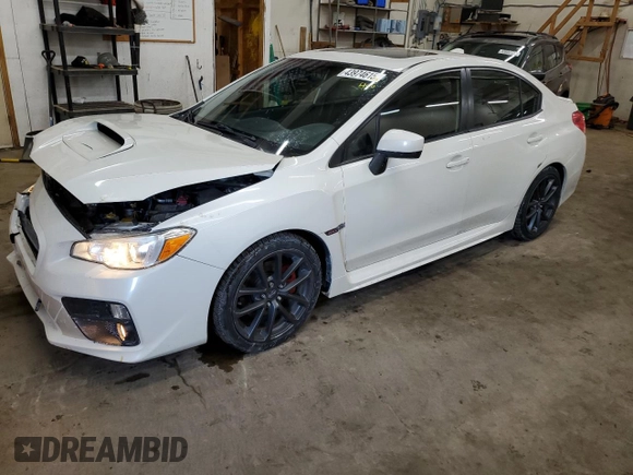 2015 Subaru WRX Premium with VIN JF1VA1D62F8809409, listed as a Copart auction lot 43974615 with 125,497 mi miles and Salvage Title. Bid and sale history available at carsss.com. Image 1.