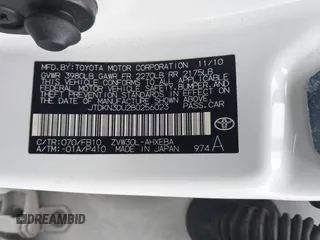 2011 Toyota Prius I with VIN JTDKN3DU2B0256023, listed as a IAAI auction lot 41979784 with Not Provided miles. Bid and sale history available at carsss.com. Image 9.