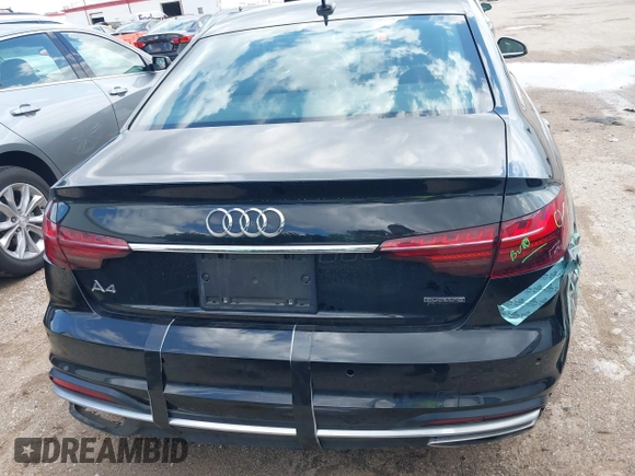 2023 Audi A4 S line Premium Plus with VIN WAUEAAF45PN016577, listed as a IAAI auction lot 42097454 with 55,676 mi miles and . Bid and sale history available at DreamBid. Image 16.