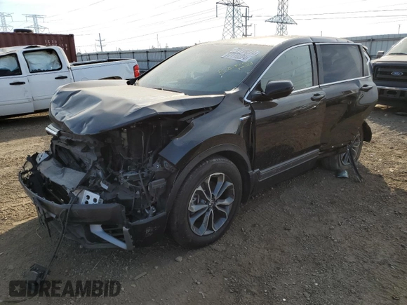 2020 Honda CR-V EX with VIN 7FART6H54LE025253, listed as a Copart auction lot 72110224 with 42,762 mi miles and Salvage Title. Bid and sale history available at DreamBid. Image 1.