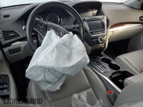 2016 Acura MDX w/Tech/Entertainment with VIN 5FRYD4H69GB504841, listed as a Copart auction lot 45375585 with 0 mi miles and Salvage Title. Bid and sale history available at carsss.com. Image 8.