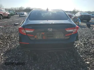 2018 Honda Accord Sedan Sport 1.5T with VIN 1HGCV1F38JA150327, listed as a Copart auction lot 48399355 with 96,371 mi miles and Salvage Title. Bid and sale history available at carsss.com. Image 6.