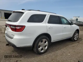 2015 Dodge Durango Limited with VIN 1C4RDJDG7FC772186, listed as a Copart auction lot 52730465 with 101,336 mi miles and Salvage title. Bid and sale history available at DreamBid. Image 3.