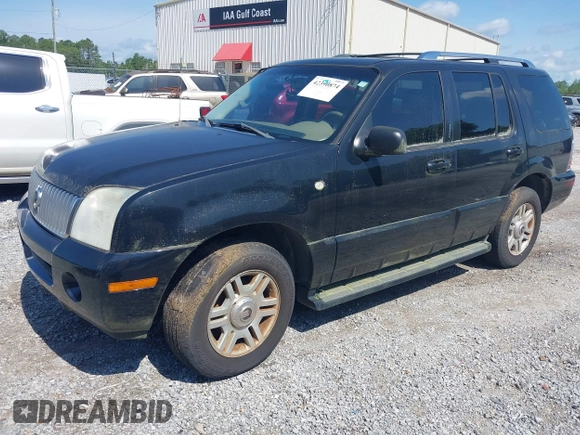2003 Mercury Mountaineer Convenience z VIN 4M2DU86K43ZJ10878, wystawiony jako IAAI lot #42390874 z przebiegiem 194 867 mil mil oraz . Historia ofert i sprzedaży dostępna na DreamBid. Obrazek 2.