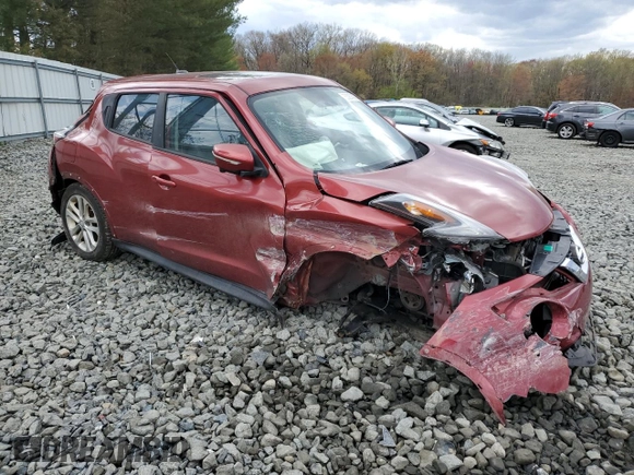 2015 Nissan Juke SL z VIN JN8AF5MR0FT508702, wystawiony jako Copart lot #53206925 z przebiegiem 108 733 mil mil oraz Szkody całkowita. Historia ofert i sprzedaży dostępna na DreamBid. Obrazek 4.