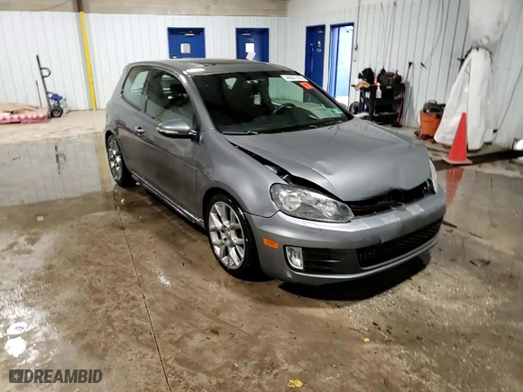 2013 Volkswagen GTI with VIN WVWFV7AJ8DW012833, listed as a Copart auction lot 46667255 with 106,973 mi miles and Salvage Title. Bid and sale history available at carsss.com. Image 14.