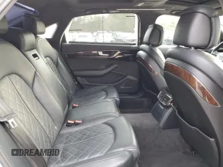 2016 Audi A8 L 4.0T Sport with VIN WAU43AFD3GN010931, listed as a Copart auction lot 81960634 with 131,841 mi miles and Salvage Title. Bid and sale history available at carsss.com. Image 10.