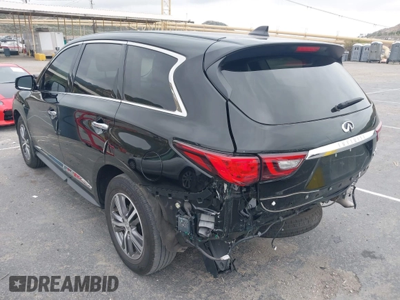 2020 Infiniti QX60 Luxe with VIN 5N1DL0MN2LC540608, listed as a IAAI auction lot 42187929 with 82,227 mi miles and . Bid and sale history available at DreamBid. Image 3.