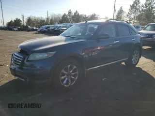 2008 Infiniti FX35 with VIN JNRAS08WX8X205495, listed as a Copart auction lot 83371964 with 200,003 mi miles and Salvage Title. Bid and sale history available at carsss.com. Image 1.