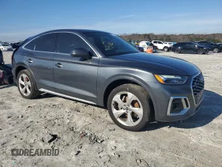 2021 Audi Q5 Sportback Premium Plus with VIN WA15AAFY8M2126553, listed as a Copart auction lot 85826504 with 61,283 mi miles and Salvage title. Bid and sale history available at DreamBid. Image 4.