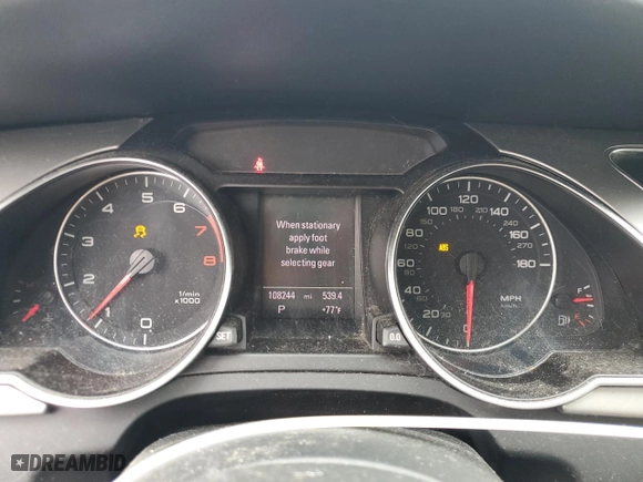 2012 Audi A5 2.0T Premium Plus with VIN WAULFAFRXCA025121, listed as a Copart auction lot 67630664 with 108,244 mi miles and Non Repairable. Bid and sale history available at carsss.com. Image 9.