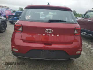 2020 Hyundai Venue SEL with VIN KMHRC8A36LU015522, listed as a Copart auction lot 53579694 with 43,841 mi miles and Salvage Title. Bid and sale history available at DreamBid. Image 6.