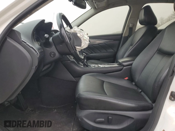 2017 Infiniti Q50 2.0t with VIN JN1CV7ARXHM682249, listed as a Copart auction lot 49639315 with 71,362 mi miles and Salvage Title. Bid and sale history available at carsss.com. Image 7.