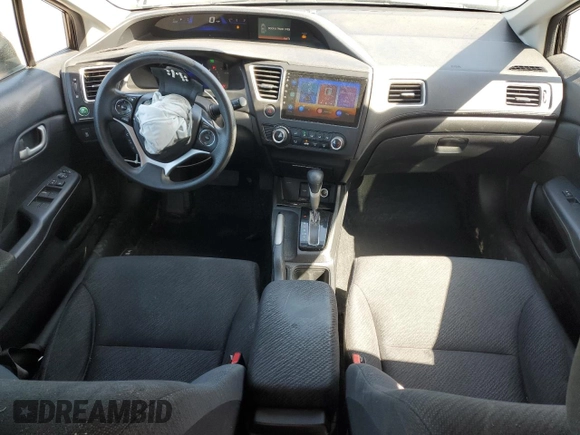 2013 Honda Civic LX with VIN 19XFB2F57DE069803, listed as a Copart auction lot 52199115 with 109,448 mi miles and Salvage Title. Bid and sale history available at DreamBid. Image 8.