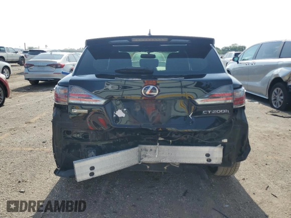 2015 Lexus CT 200h with VIN JTHKD5BH8F2246500, listed as a Copart auction lot 60152575 with 90,114 mi miles and Salvage title. Bid and sale history available at DreamBid. Image 6.