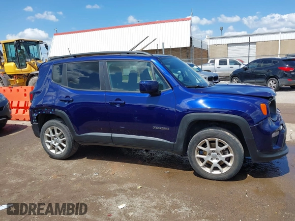 2019 Jeep Renegade Latitude with VIN ZACNJBBB9KPK71713, listed as a IAAI auction lot 42114585 with 109,630 mi miles and . Bid and sale history available at DreamBid. Image 13.