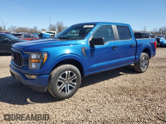 2023 Ford F-150 XL with VIN 1FTEW1EP4PKE26482, listed as a Copart auction lot 51095425 with 4,132 mi miles and Salvage Title. Bid and sale history available at carsss.com. Image 1.