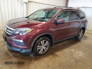 2016 Honda Pilot EX-L with VIN 5FNYF6H58GB015099, listed as a Copart auction lot 52280235 with 61,685 mi miles and Salvage Title. Bid and sale history available at carsss.com. Image 1.