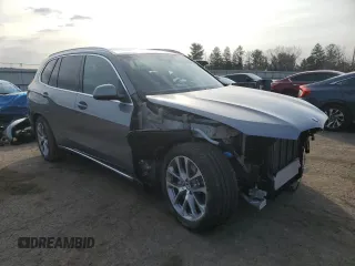 2025 BMW X5 xDrive40i with VIN 5UX23EU01S9Z44555, listed as a Copart auction lot 48656295 with 90 mi miles and Salvage Title. Bid and sale history available at carsss.com. Image 4.