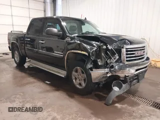 2012 GMC Sierra 1500 SLT with VIN 3GTP2WE79CG123829, listed as a IAAI auction lot 42169549 with 133,347 mi miles and . Bid and sale history available at DreamBid. Image 1.