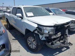 2023 Nissan Frontier SV with VIN 1N6ED1FKXPN650697, listed as a IAAI auction lot 42289020 with 19,715 mi miles and . Bid and sale history available at DreamBid. Image 1.