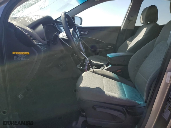 2017 Hyundai Santa Fe Sport 2.4L with VIN 5XYZT3LBXHG411568, listed as a Copart auction lot 51528865 with 103,784 mi miles and Salvage Title. Bid and sale history available at carsss.com. Image 7.