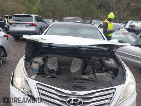 2013 Hyundai Azera with VIN KMHFH4JG0DA216691, listed as a IAAI auction lot 41704694 with 200,228 mi miles and . Bid and sale history available at DreamBid. Image 10.