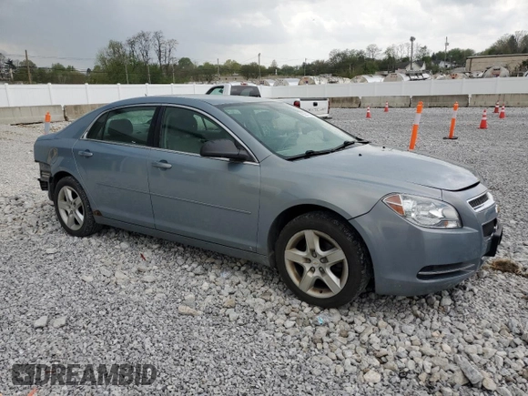 2009 Chevrolet Malibu 1LS with VIN 1G1ZG57B394187241, listed as a Copart auction lot 55047085 with 97,995 mi miles and Salvage Title. Bid and sale history available at DreamBid. Image 4.
