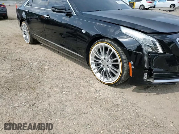 2017 Cadillac CT6 Luxury RWD with VIN 1G6KC5RX3HU175279, listed as a Copart auction lot 59620025 with 106,995 mi miles and Salvage title. Bid and sale history available at DreamBid. Image 14.