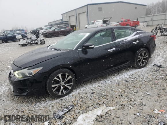 2017 Nissan Maxima SV with VIN 1N4AA6AP0HC383938, listed as a Copart auction lot 50135285 with 162,397 mi miles and Salvage Title. Bid and sale history available at DreamBid. Image 1.
